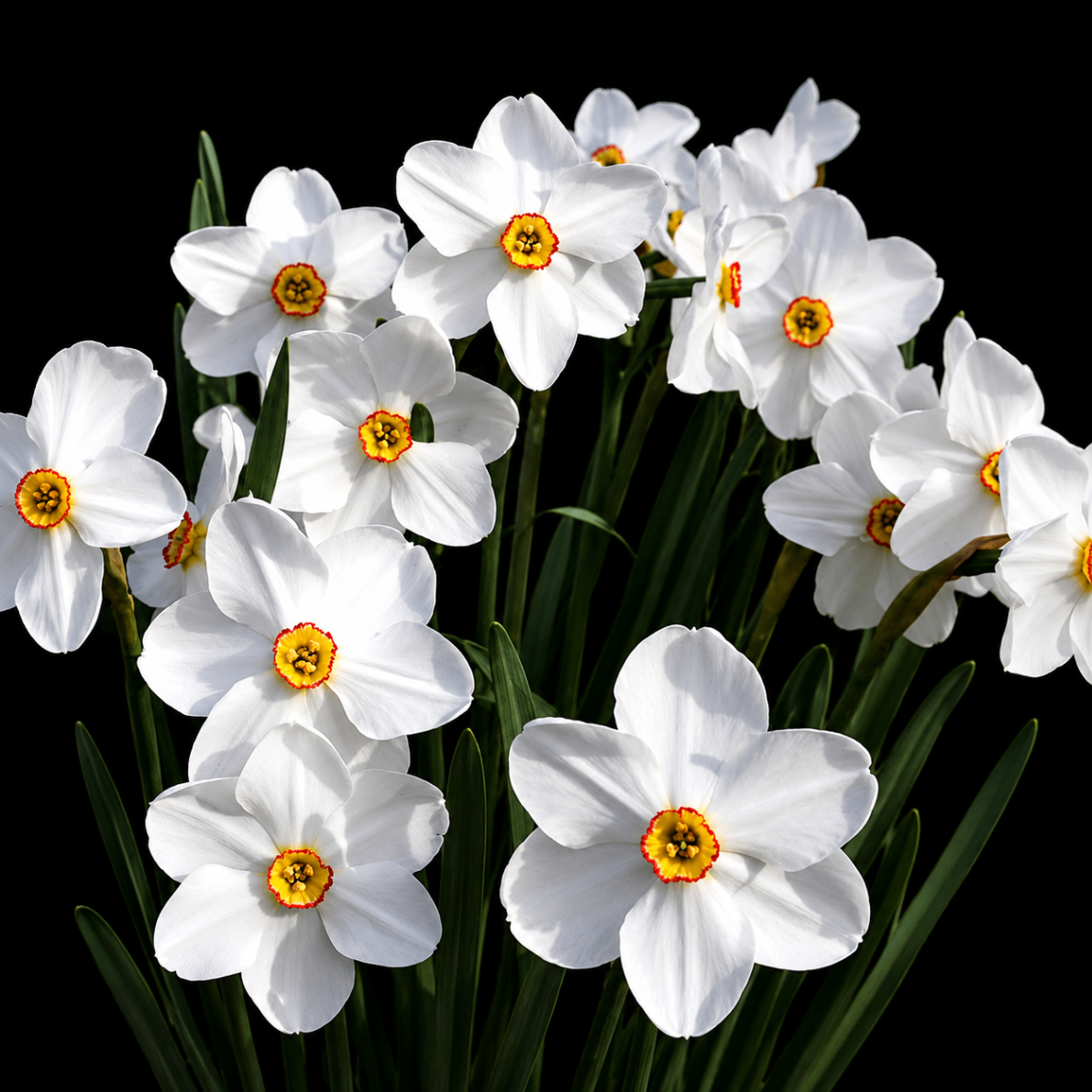 Narcissus 'Actaea' (poeticus)