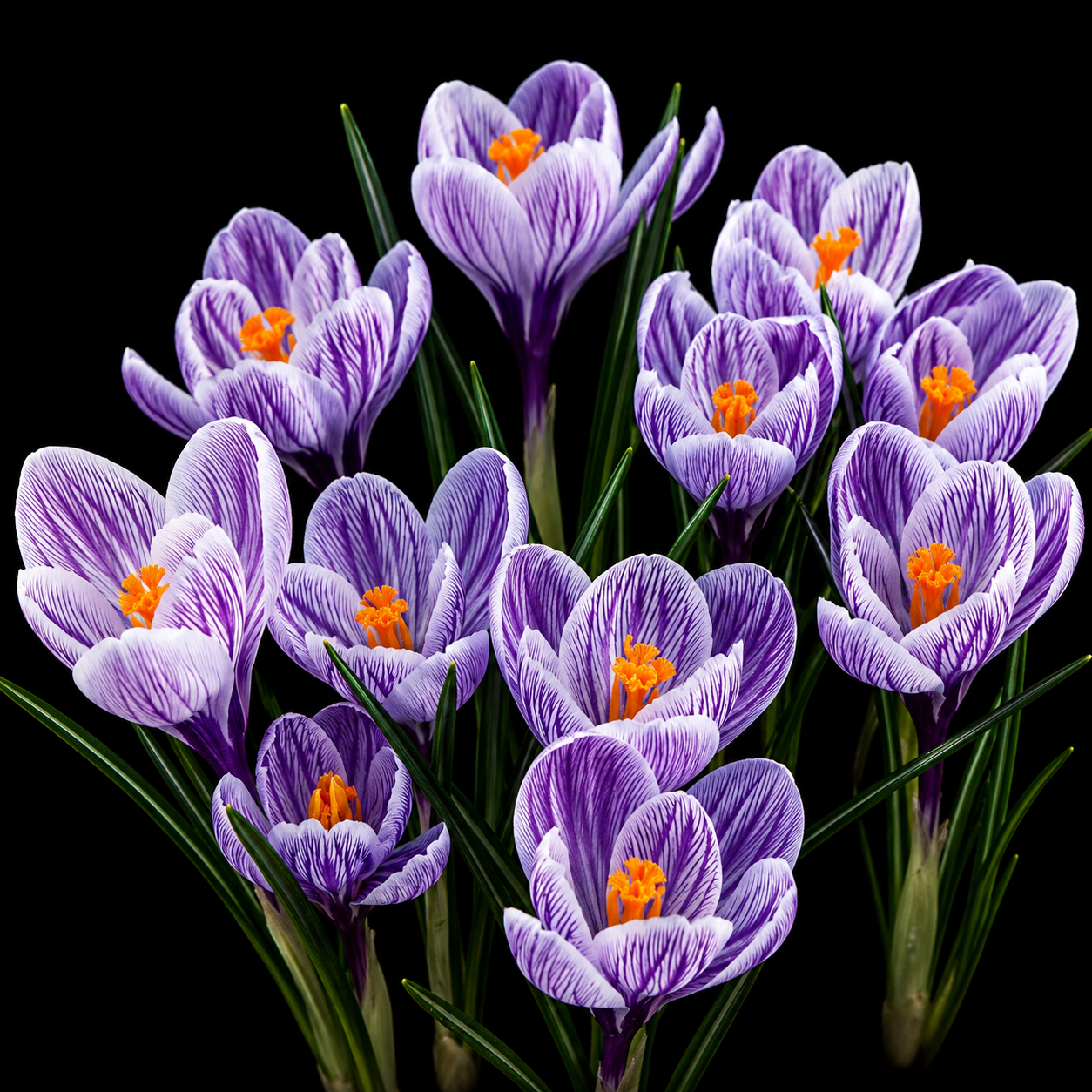 Crocus Vernus Pickwick krookuste sibulad